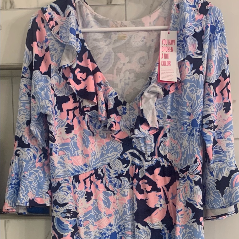 NWT Lilly Pulitzer Stirling Dress - Bright Navy